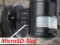 VisorTech LED-Flutlicht mit nachlaufender SD-Überwachungskamera (Bild 2)
