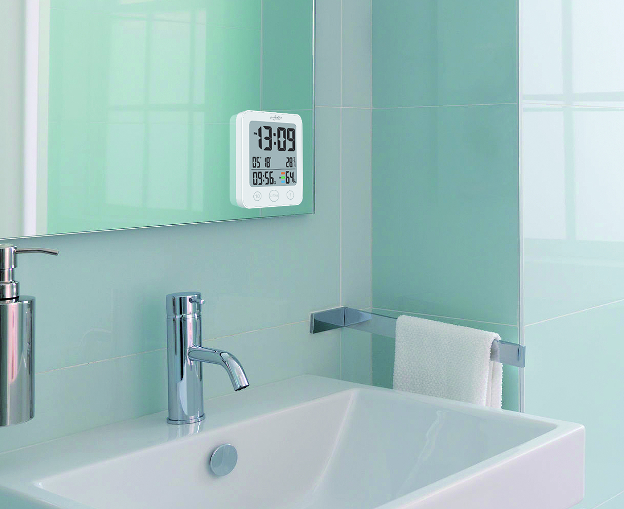 Zwei neue digitale Badezimmeruhren von infactory informieren über die  Uhrzeit und das